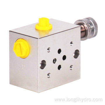 Custom Aluminum Hydraulic Valve Manifold Block